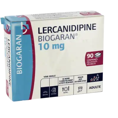 Lercanidipine Biogaran 10 Mg, Comprimé Pelliculé Sécable à RUMILLY