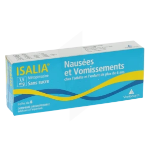 Isalia 7,5 Mg Sans Sucre, Comprimé Orodispersible édulcoré à L’aspartam