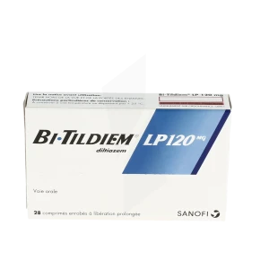 Bi Tildiem L.p. 120 Mg, Comprimé Enrobé à Libération Prolongée