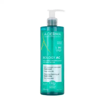 Aderma Biology Ac Gel Moussant Nettoyant Purifiant 400ml à RUMILLY
