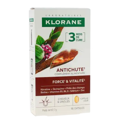 Klorane Antichute Caps Boîte De 90 à REIMS