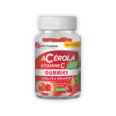 Forte Pharma Acérola Gummies Pot/60 à BIGANOS