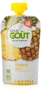 Good Gouts Fruits Ananas Bio Des 4 Mois 120 G