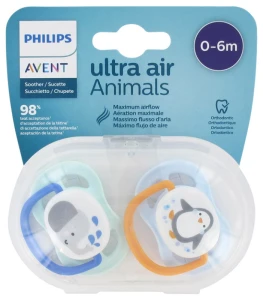 Sucet Avent Ult Air Ping/anim 0-6m