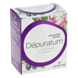 Lehning Dépuratum Gélules Drainage Détox Boîte De 60 à Toulouse