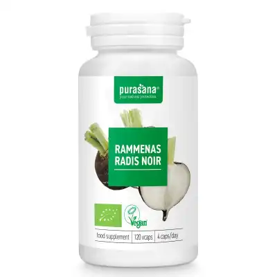 Purasana Radis Noir 300mg Gélules B/120 à JOYEUSE