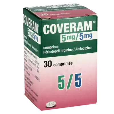 COVERAM 5 mg/5 mg, comprimé