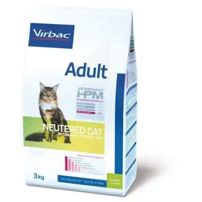 Virbac - Vet Hpm - Adult Neutered Cat - 3kg à Le Teich