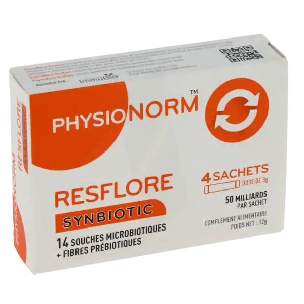 Immubio Physionorm Resflore Poudre 4 Sachets/3g