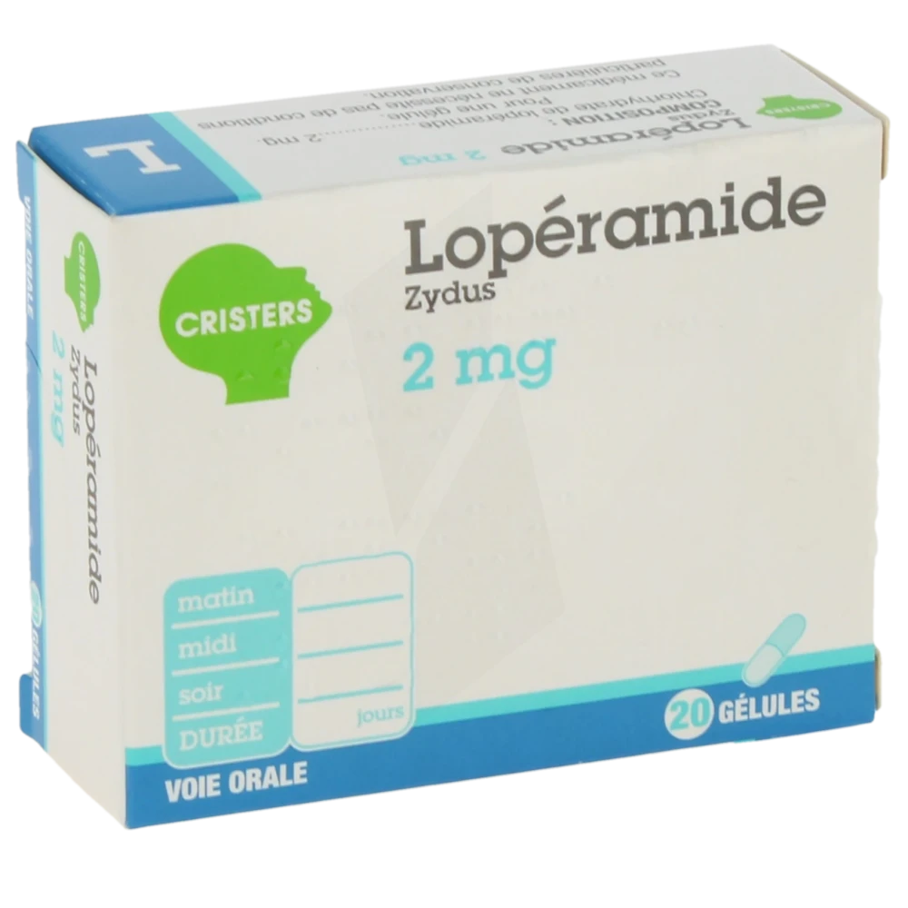 Loperamide Zydus 2 Mg, Gélule