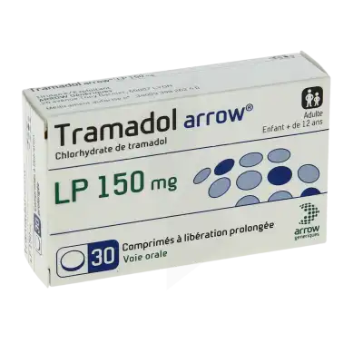 Tramadol Arrow L.p. 150 Mg, Comprimé à Libération Prolongée à Casteljaloux