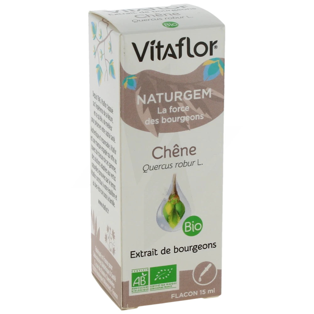 Bourgeons Chene Vitaflor Bio, Fl 15 Ml