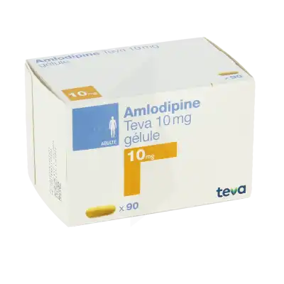 Amlodipine Teva 10 Mg, Gélule à Clermont-Ferrand