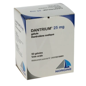 Dantrium 25 Mg, Gélule