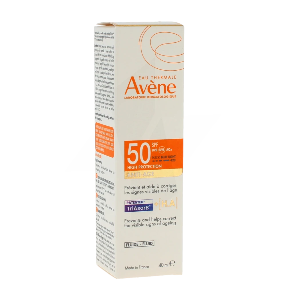 Avène Fluide Expert Anti-âge Spf50 Flacon Pompe De 40 Ml
