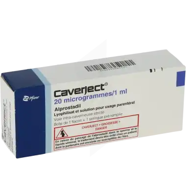 Caverject 20 Microgrammes/1 Ml, Lyophilisat Et Solution Pour Usage Parentéral à STRASBOURG