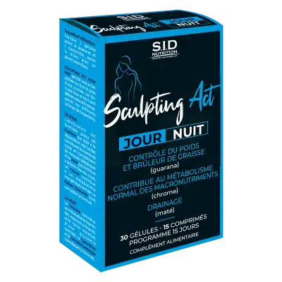 Sid Nutrition Minceur Sculpting Act Jour/nuit Gélules Et Comprimés B/30+15 à Drocourt