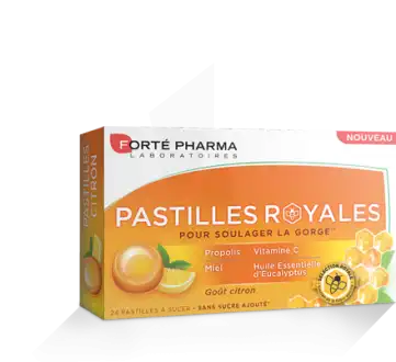 Forte Pharma Pastille à Sucer Royale Citron B/24 à Espaly-Saint-Marcel
