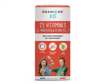 Granions Kid 23 Vitamines Minéraux Et Plantes Solution Buvable Fl/125ml à Lacanau