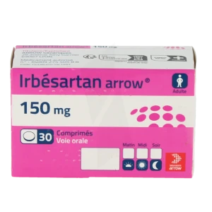 Irbesartan Arrow 150 Mg, Comprimé