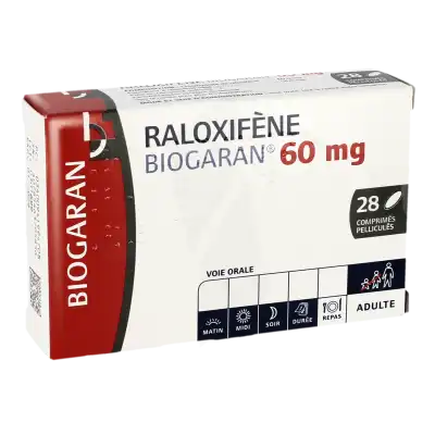 Raloxifene Biogaran 60 Mg, Comprimé Pelliculé à Paris