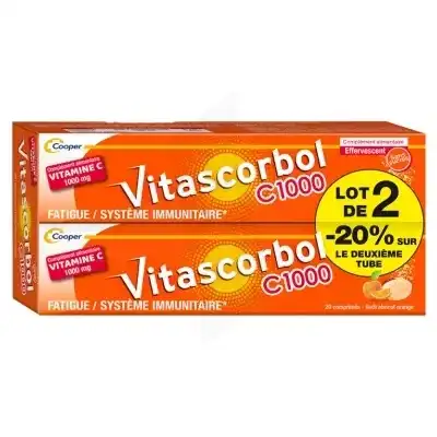 Vitascorbol C 1000 Cpr Eff 2t/20 Nd