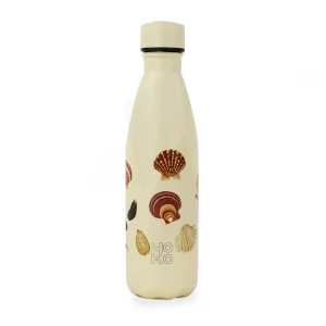 Yoko Design Bouteille Isotherme Plage - Coquillages - 500ml