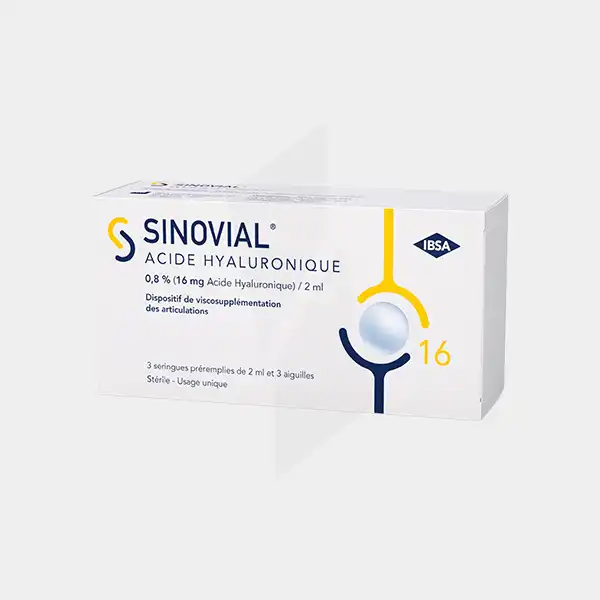 Sinovial 2ml 0.8% Seringue Bte 3