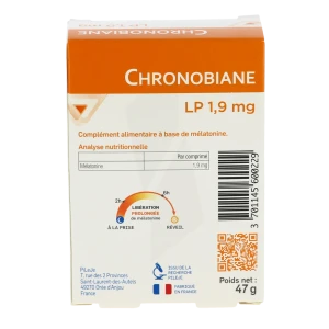 Pileje Chronobiane Lp 1,9 Mg 60 Comprimés