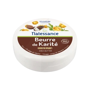 Natessance Karité Bio Beurre De Karité Bio Et équitable 100g