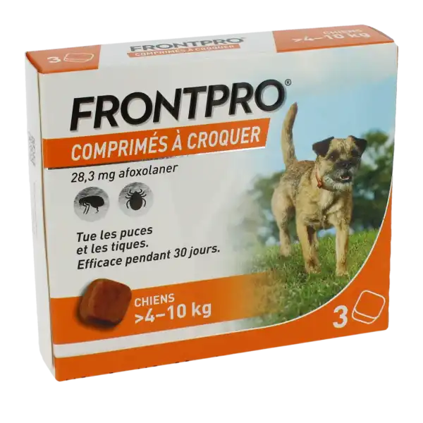 Frontpro 28 Mg Comprimes A Croquer Pour Chiens > 4 - 10 Kg, Comprimé à Croquer