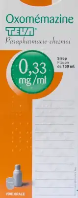 Oxomemazine Teva 0,33 Mg/ml, Sirop à Paris