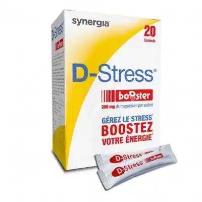 Synergia D-stress Booster Poudre Pour Solution Buvable 20 Sticks/3,75g à Saint-Gervais-la-Forêt