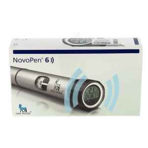 Novopen 6 Stylo Injecteur Insuline Réutilisable Grey
