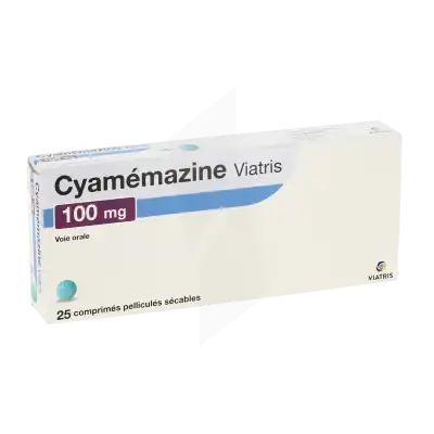 CYAMEMAZINE VIATRIS 100 mg, comprimé pelliculé sécable