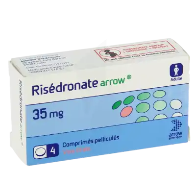 Risedronate Arrow 35 Mg, Comprimé Pelliculé à SAINT-PRIEST