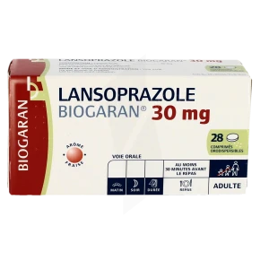 Lansoprazole Biogaran 30 Mg, Comprimé Orodispersible