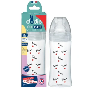 Dodie Mathilde Cabanas Biberon Anti-colique Tétine Plate Débit 2 330ml