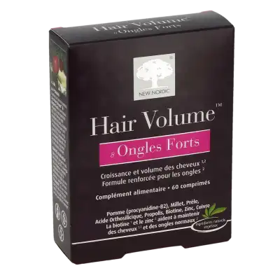 New Nordic Hair Volume Croissance Cheveux Ongles Forts Comprimés B/60 à Beaujeu-Saint-Vallier-Pierrejux-et-Quitteur