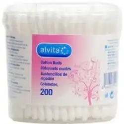 Alvita Bâtonnet coton-tige papier B/60