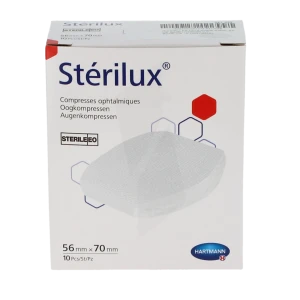Stérilux® Compresses Oculaires Boîte De 10