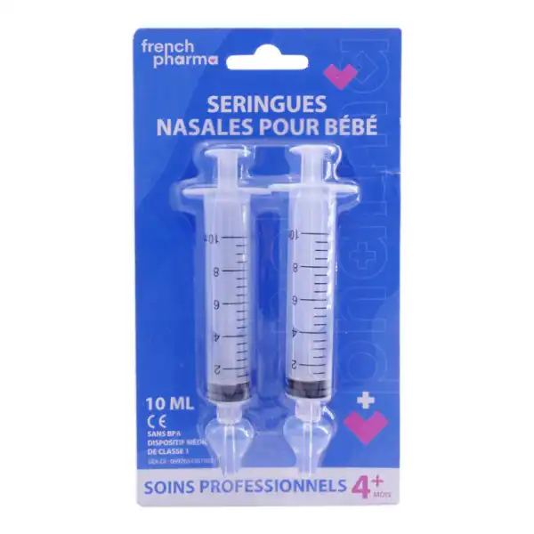 French Pharma Seringues Nasales Pour Bébé