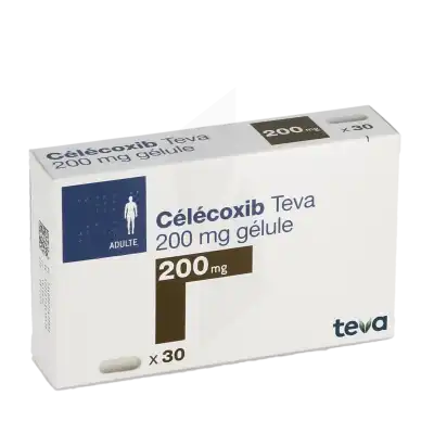 Celecoxib Teva 200 Mg, Gélule à LE LAVANDOU