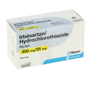 Irbesartan/hydrochlorothiazide Viatris 300 Mg/25 Mg, Comprimé