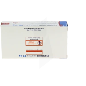 Etoricoxib Biogaran 60 Mg, Comprimé Pelliculé