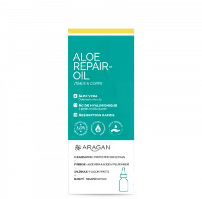Aragan Aloé Repair-oil Huile Concentration X 2*fl/50ml à CANEJAN