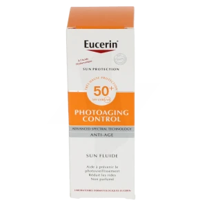 Eucerin Sun Photoaging Control Spf50 Fluide Visage Fl Pompe/50ml