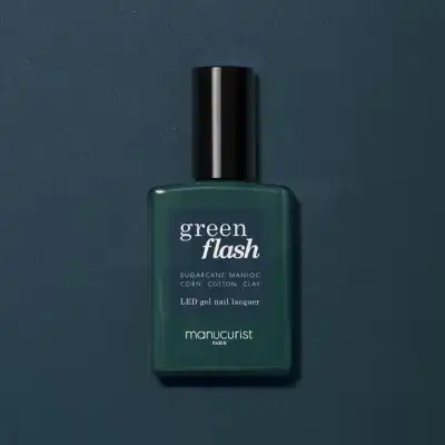 Manucurist Vernis à Ongles Dark Clover Green Flash 15ml à Annecy