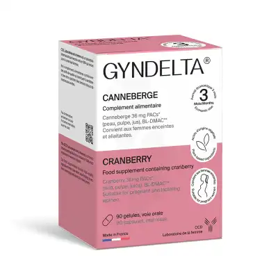Gyndelta Confort Urinaire 3 Mois Gélules B/90 à Paray-le-Monial
