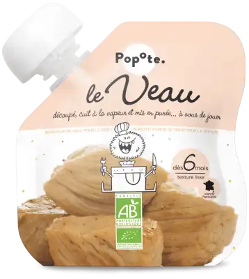 Popote Gourde Veau Bio 60g* à Mérignac